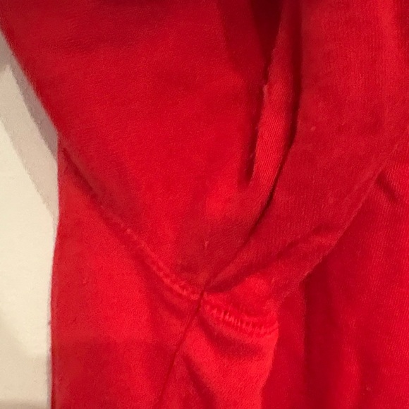 Red Sweatshirt with Love Graphic - Picture 4 of 5